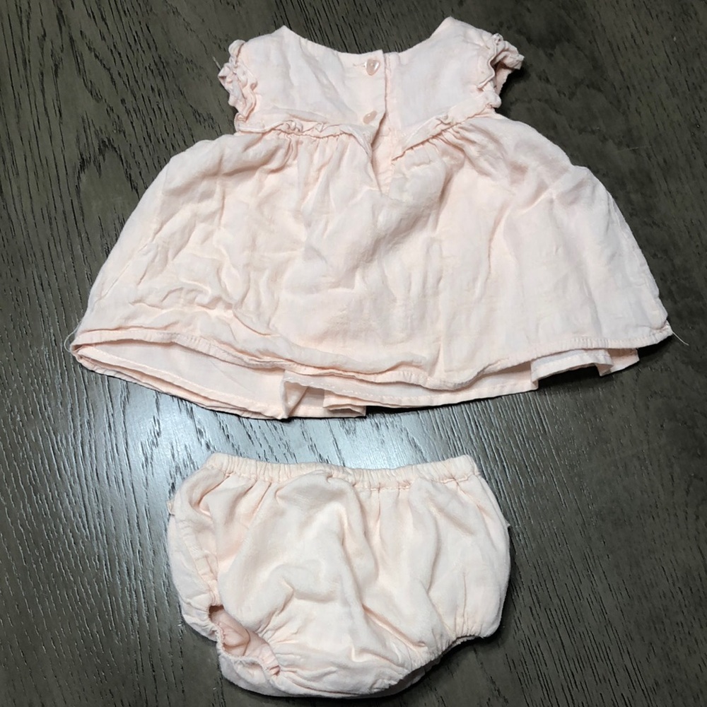 Gorgeous Baby dress and diaper cover